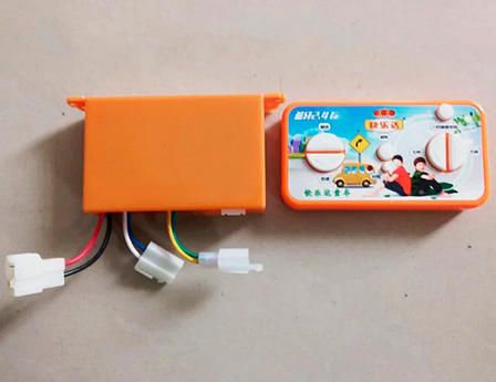 Блок керування дитячого електромобіля Bambi 2.4GHz жовтогарячий 2+2+2+5pin, фото 3