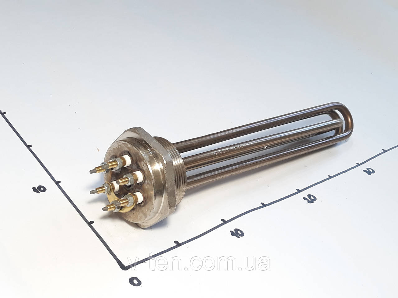 Блок ТЕНів 4500W з різьбою 2" (Україна)