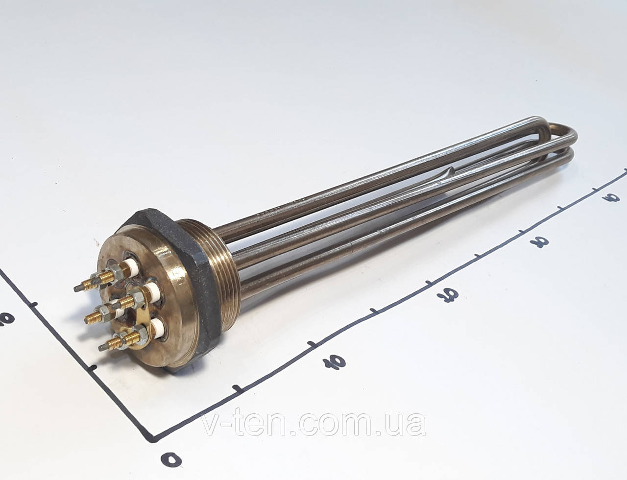 Блок ТЕНів 7500W з різьбою 2" (Україна), фото 1
