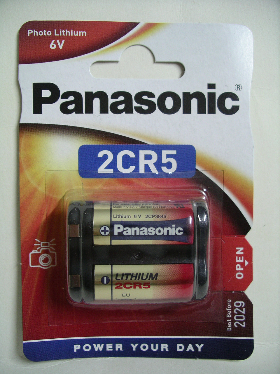 Батарейка 2CR5 Panasonic Литиевая 6V - фото 1 - id-p1147635968