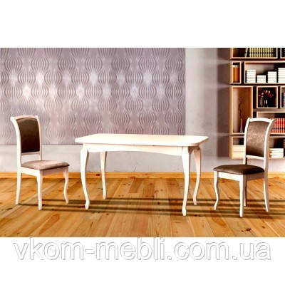 Стіл обідній розкладний СОРЕНТО (білий), фото 1