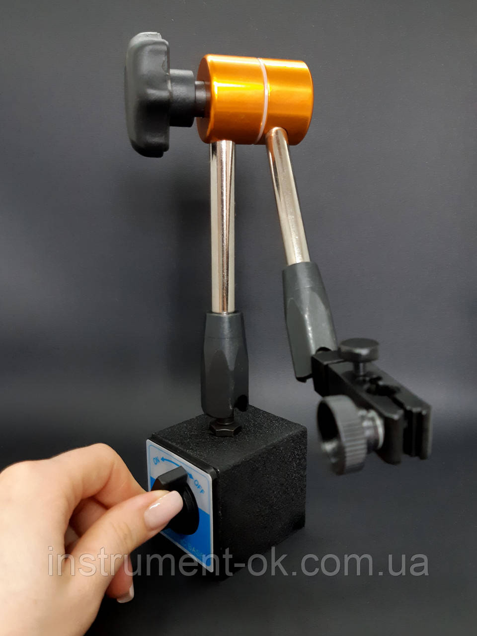 Купить Стойка магнитная шарнирная для индикаторов часового типа (L 400 ...