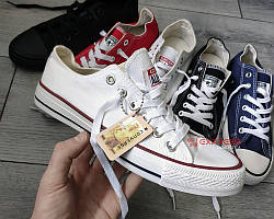 Кеди білі жіночі низькі Converse All Star White low