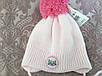 Дитяча подвійна шапочка з помпоном, фото 4