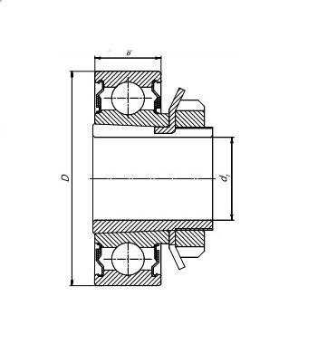 Підшипник 380708 ГПЗ-34 40*85*23, фото 2