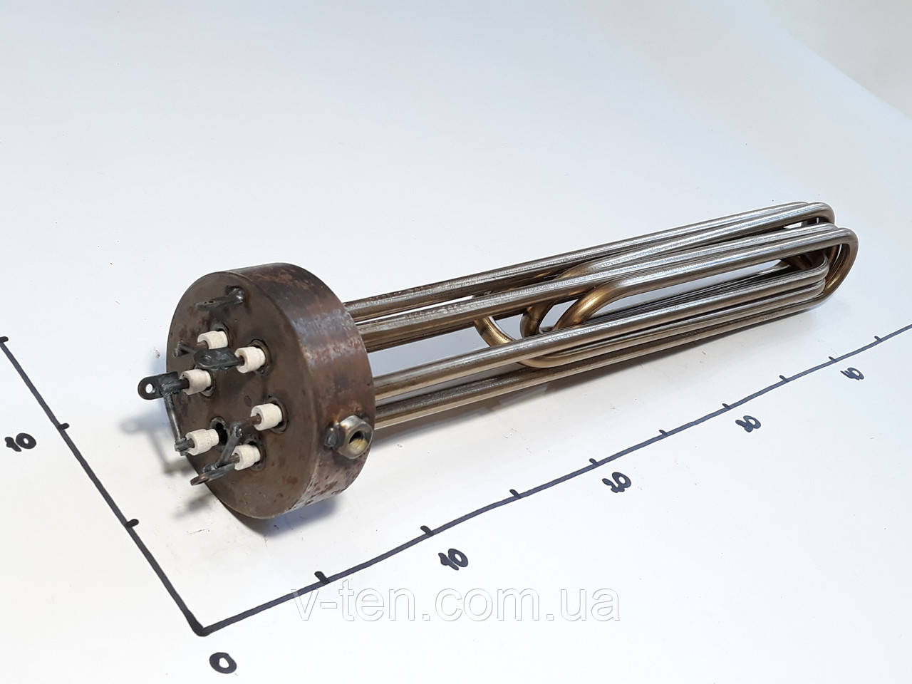 Блок ТЕНів 12000W з внутрішньою різьбою 2.5" 380V (Україна)