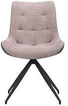 Стілець поворотний Aurora чорний/меланж латте TM "AMF", фото 3