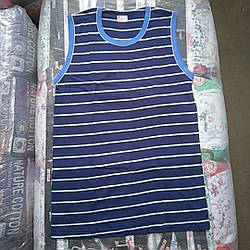 Чоловіча безрукавка смужка (синя)