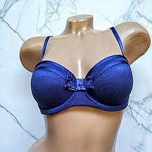 Бюстгальтер темно-синій із push up 80В