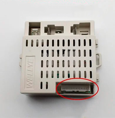 Блок керування дитячого електромобіля Wellye 10pin-w 2.4GHz 12V, фото 1
