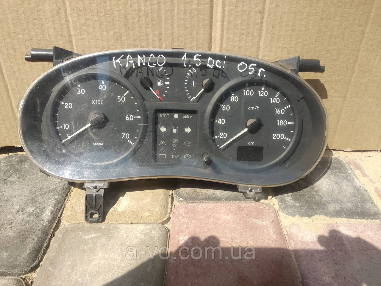 Щиток панель приладів Renault Kangoo 1.5 DCI P8200176654,8200176654, фото 1