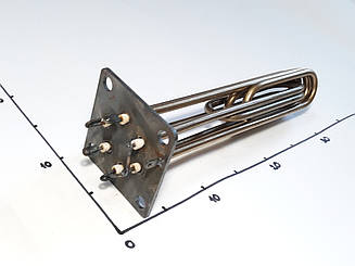 Блок ТЕНів 9000W на фланці 100×100 (Україна)