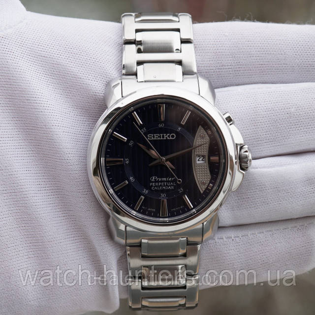 Stainless Steel Seiko Premier Snq157p1 Seiko Premier Perpetual