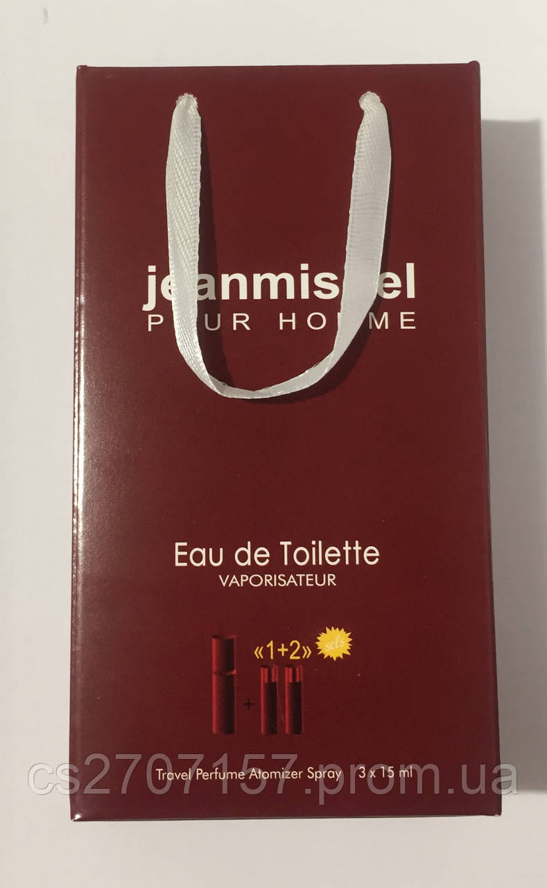 Подарунковий набір Jeanmishel Pour Homme 3*15 мл