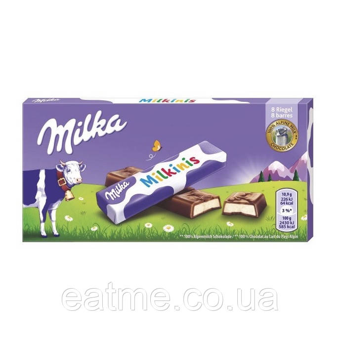 Milka Milkinis Молочний шоколад із вершковою начинкою 87.5g