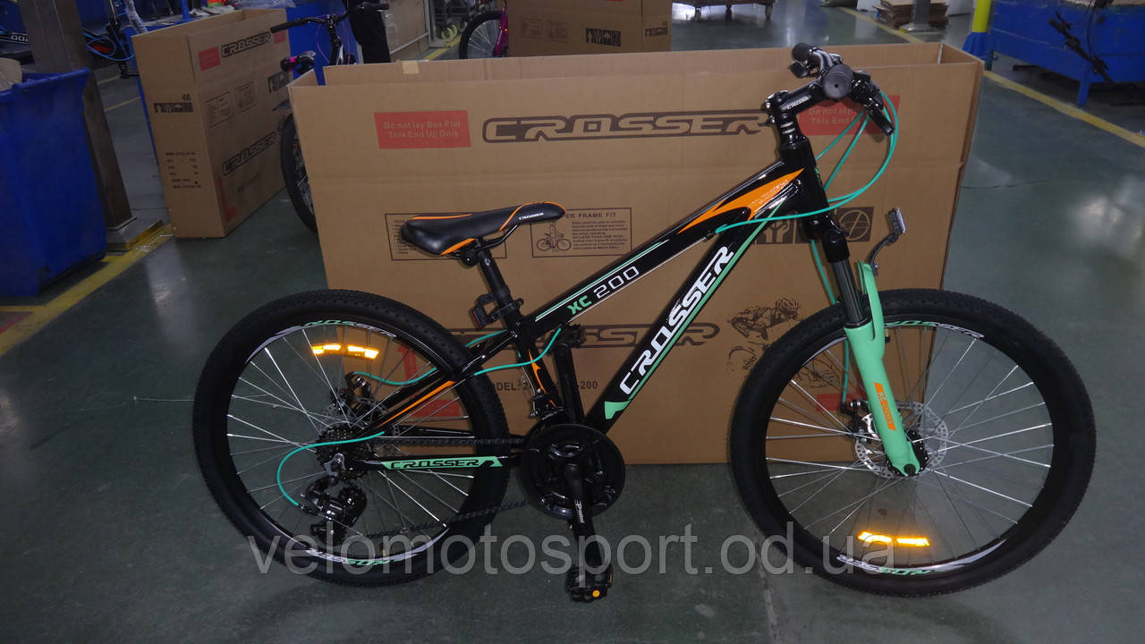 Велосипед підлітковий 24 дюйма Crosser Boy XC 200