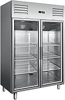 Холодильна шафа Berg GN1410TNG зі скляними дверима