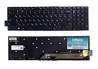 Оригинальная клавиатура для ноутбука Dell Inspiron 15 Gaming 7566 series, rus, black