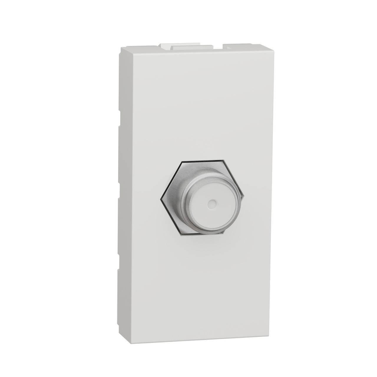 Розетка Coaxial F-type 1 модуль Білий Unica New Schneider Electric NU346818