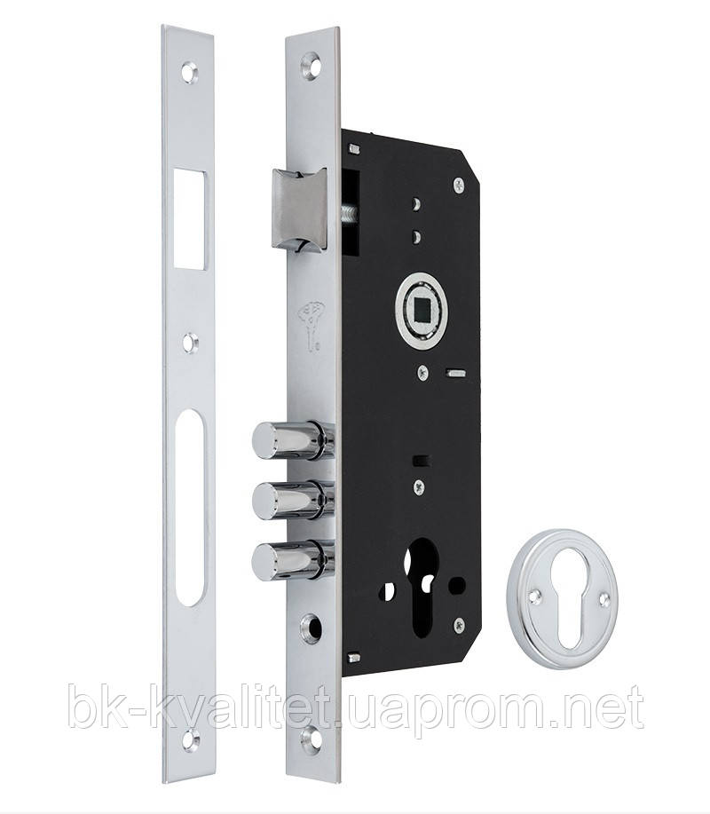 Замок врезной MUL-T-LOCK 1-WAY DIN 204S NC UNIV BS45мм 85мм SP