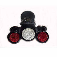 Шпильки краби пластик з декором