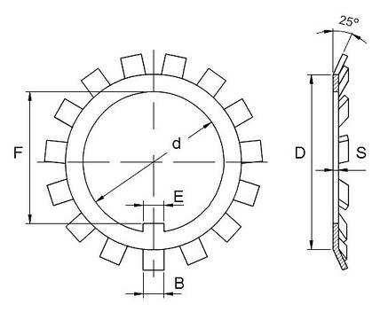 Шайба пружинна MB04 (M20(DIN5406)) CX, фото 2