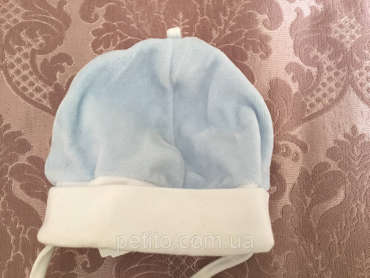 Шапочка велюрова для дитини, фото 1