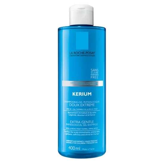 М'який фізіологічний шампунь-гель La Roche-Posay Kerium Extra Gentle 400ml
