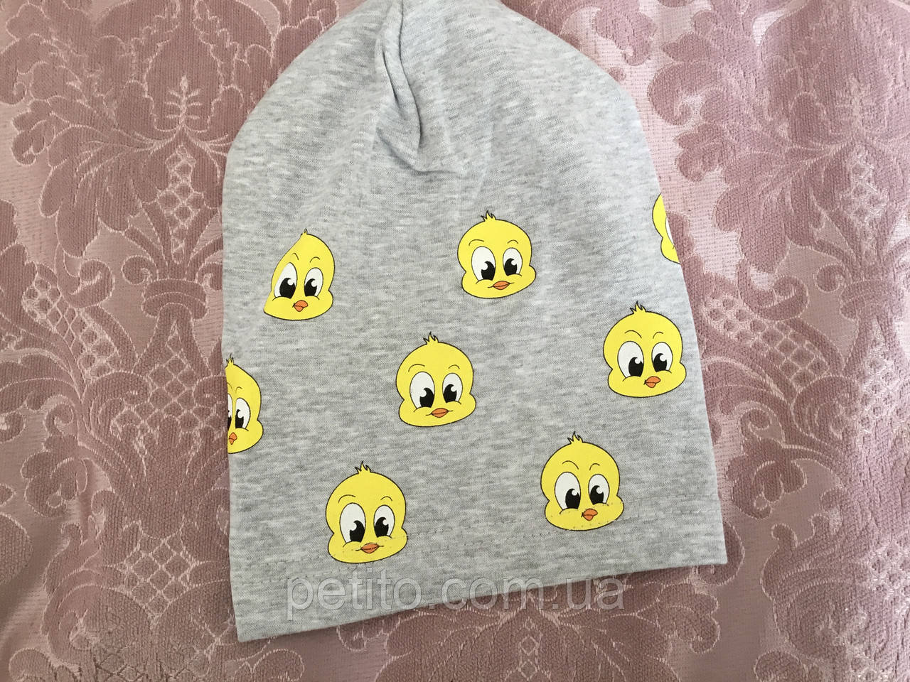 Сіра дитяча шапочка, фото 1