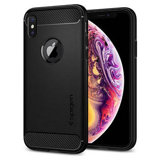 Чохол Spigen Rugged Armor для Iphone XR Matte Black