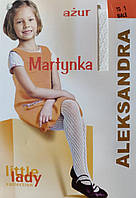 Колготы детские Aleksandra Польша Martynka Для девочек Белый капроновые