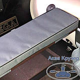 М'яка накладка 840х200х50 мм на сидіння для надувних човнів ПВХ універсальна, колір сірий, фото 4