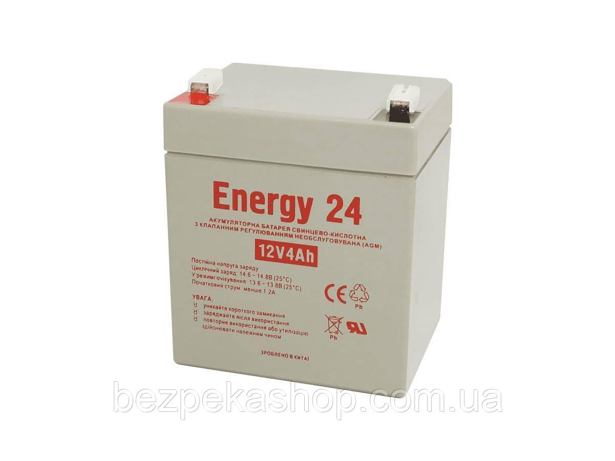 Energy24 Акумулятор свинцево-кислотний 12V4AH