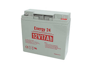 Energy24 Акумулятор олив'яно-кислотний 12V17AH