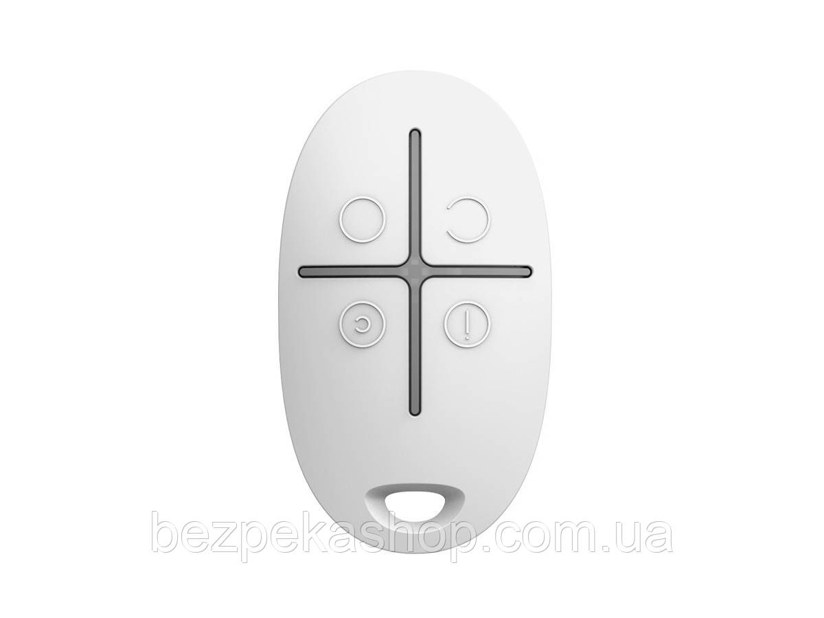 Ajax SpaceControl white брелок керування сигналізацією (білий), фото 1