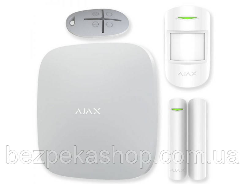 Ajax HUB Starter Kit white комплект бездротової сигналізації