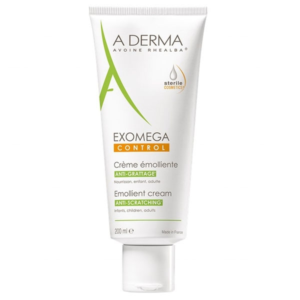 СМ'ЯГЧАЙ КРІМ А-ДЕРМА ЕКЗОМЕГА ДЛЯ АТОПІЧНИЙ ШОЖИ І ТЕЛА A-DERMA EXOMEGA CONTROL EMOLLIENT CREAM 200m