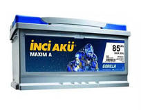 Акумулятор Inci Aku MaximA Gorilla 85Ah/800A R+ автомобільний (Інджі Акю) LB4 085 080 013 АКБ Туреччина НДС