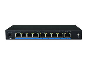 TENDTOP TT-10801POE 100 мбіт POE комутатор на 8 портів