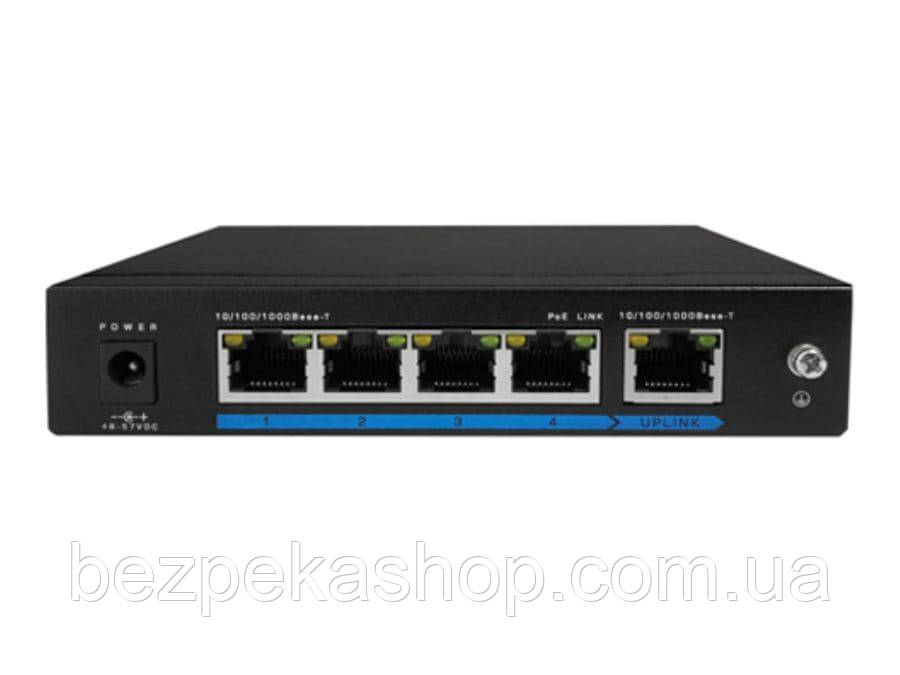 TENDTOP TT-G10401POE Gigabit POE комутатор на 5 портів