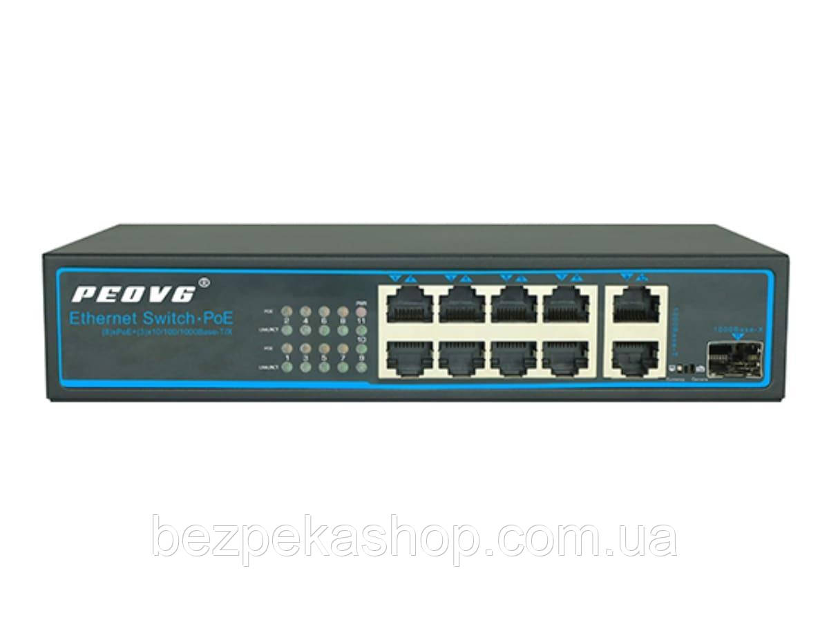 TENDTOP TT-10803EXPOE-BP120 100 Мb POE комутатор на 11 портів