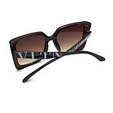 Жіночі сонцезахисні окуляри VLNT (2919) brown, фото 3