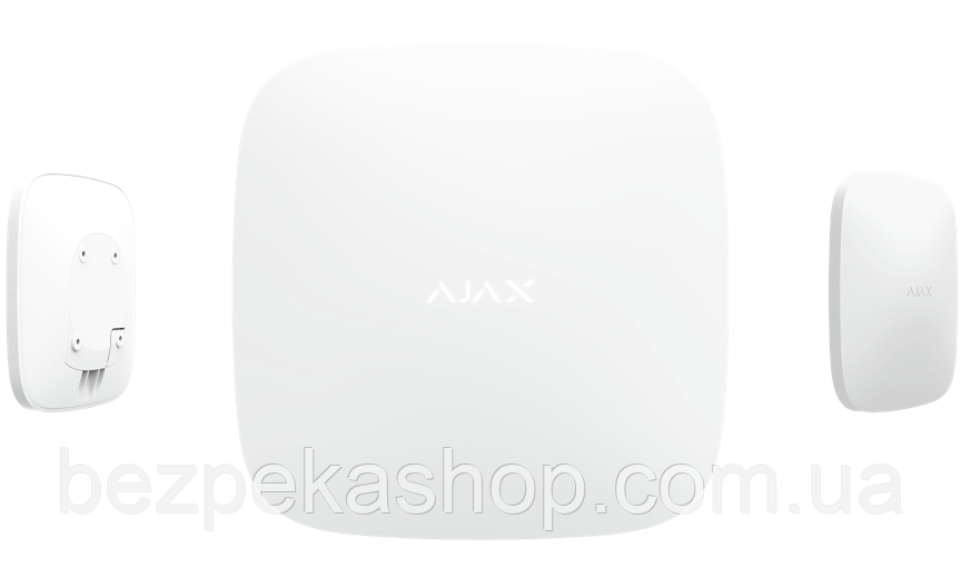 Ajax HUB 2 white інтелектуальна централь із можливістю фотоверифікації