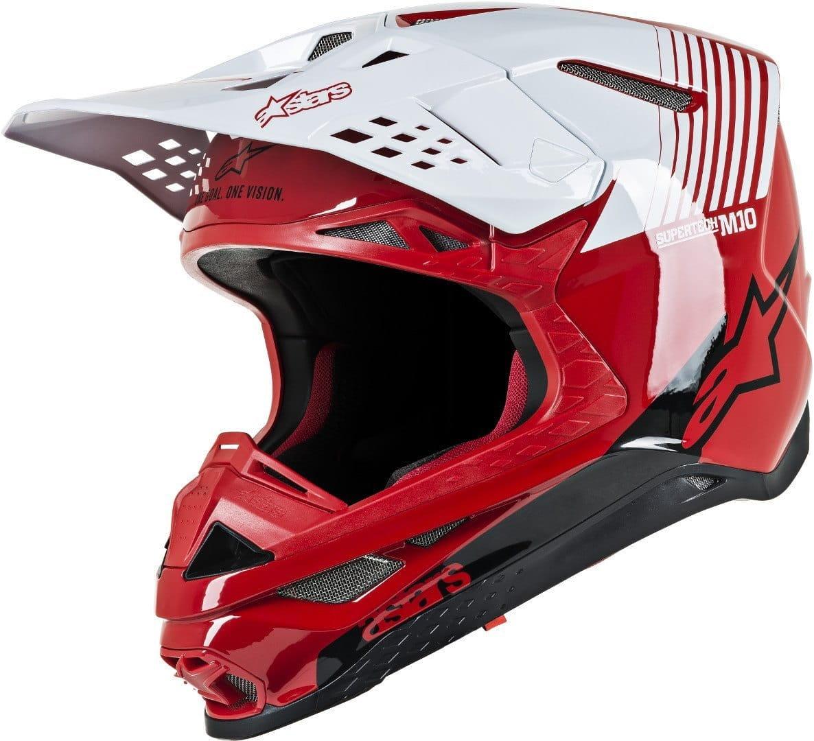 Мотошолом Alpinestars Supertech S-M10 Dyno (червоний)