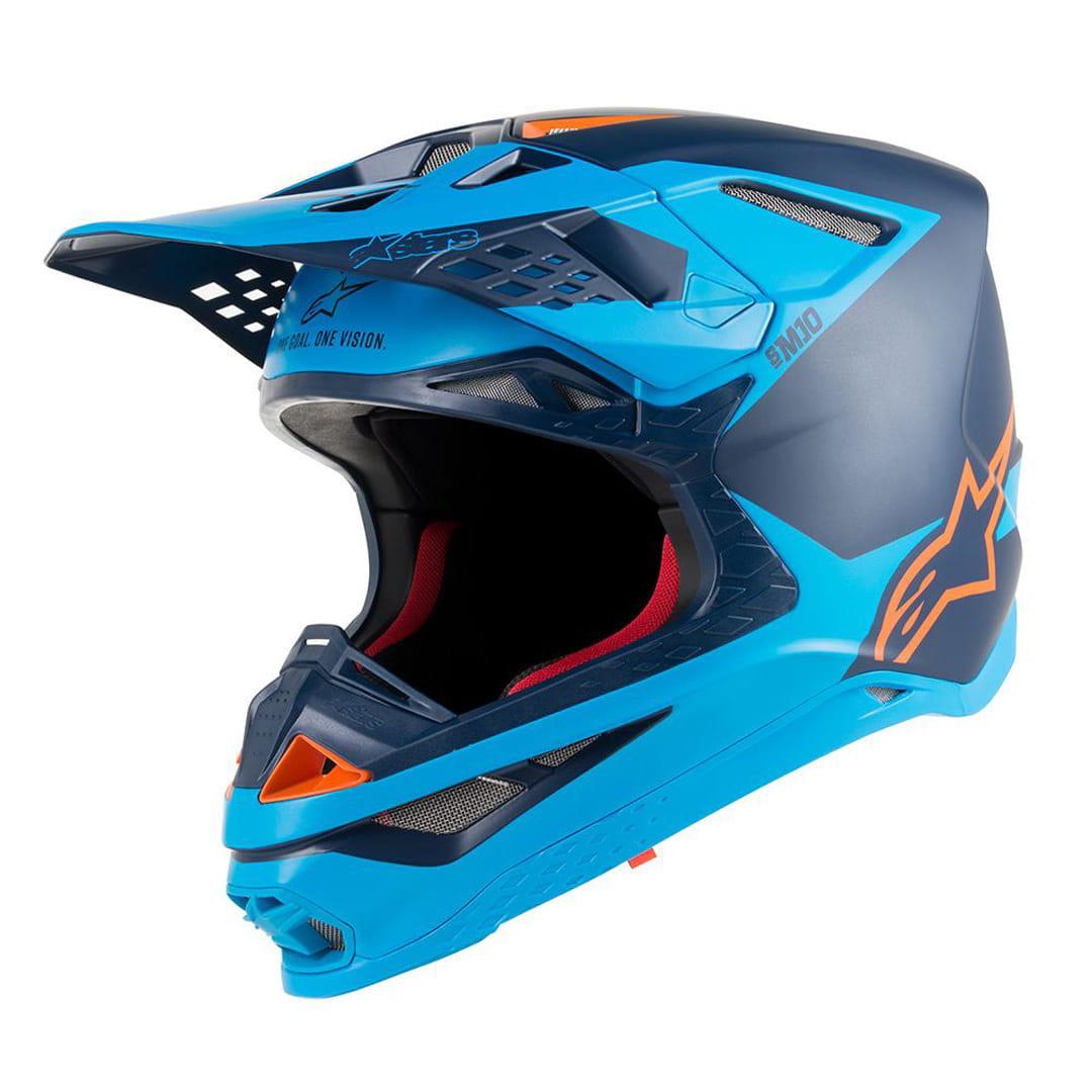 Мотошолом Alpinestars Supertech S-M10 Meta (синій)