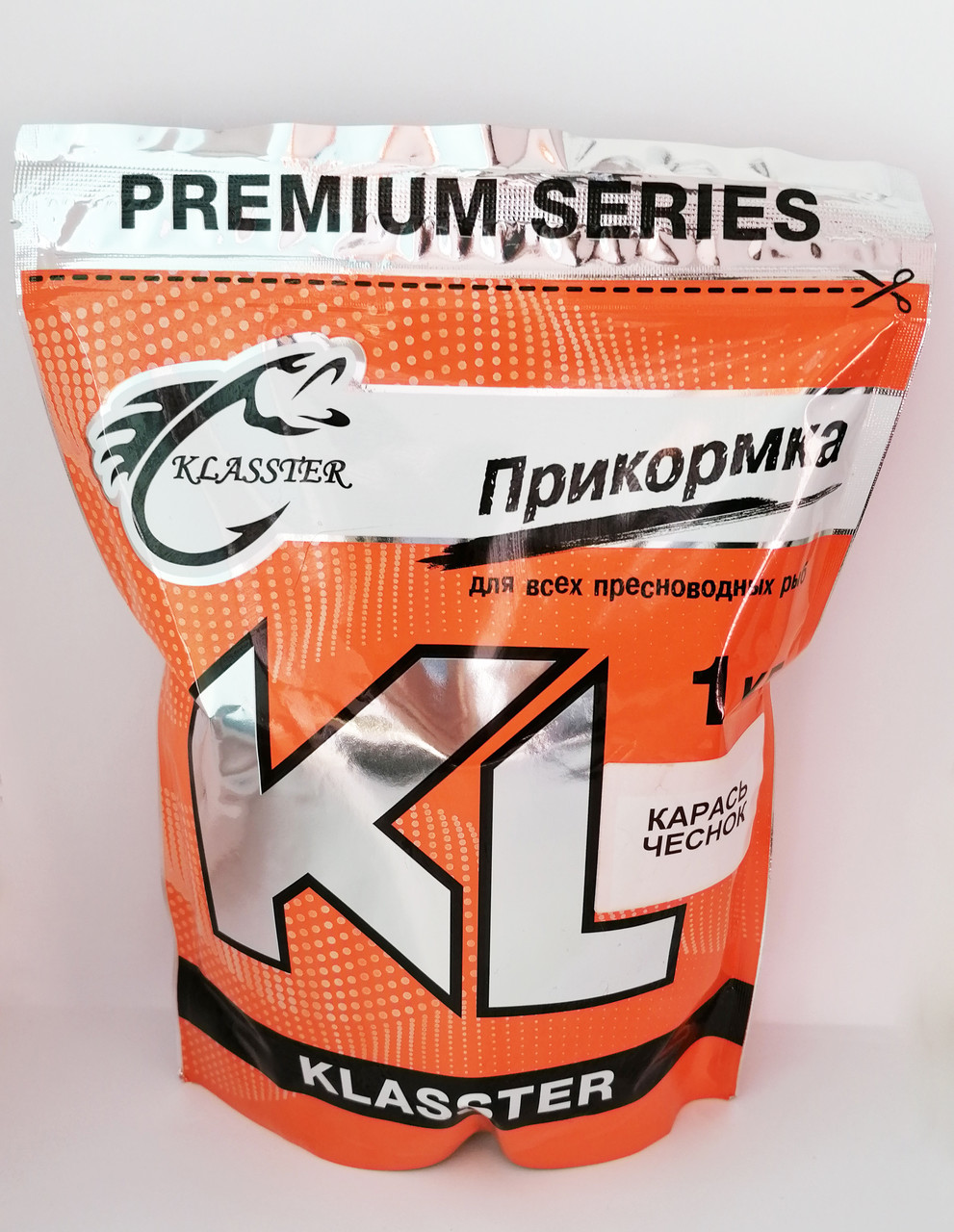 Прикормка Klasster Premium Карась Часник 1 кг