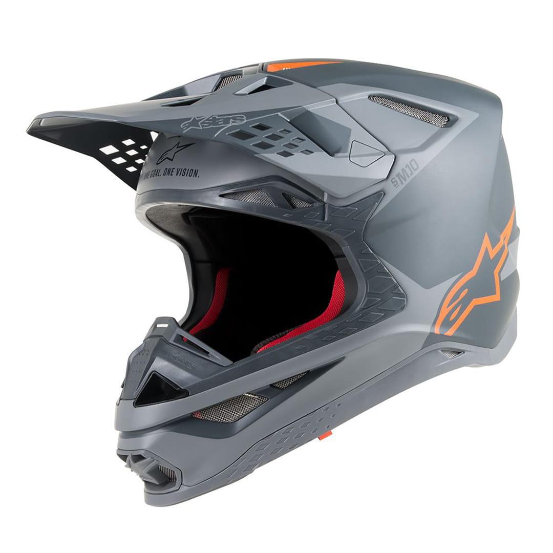Мотошолом Alpinestars Supertech S-M10 Meta (жовтогарячий)