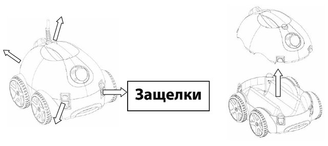 Чистка фільтруючого відсіку Чистка фільтруючого відсіку
