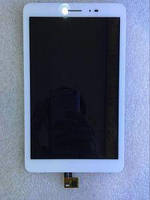 Дисплей для Huawei T1 (S8-701u) 8.0" MediaPad с сенсором (тачскрином) белый Оригинал (Тестирован)