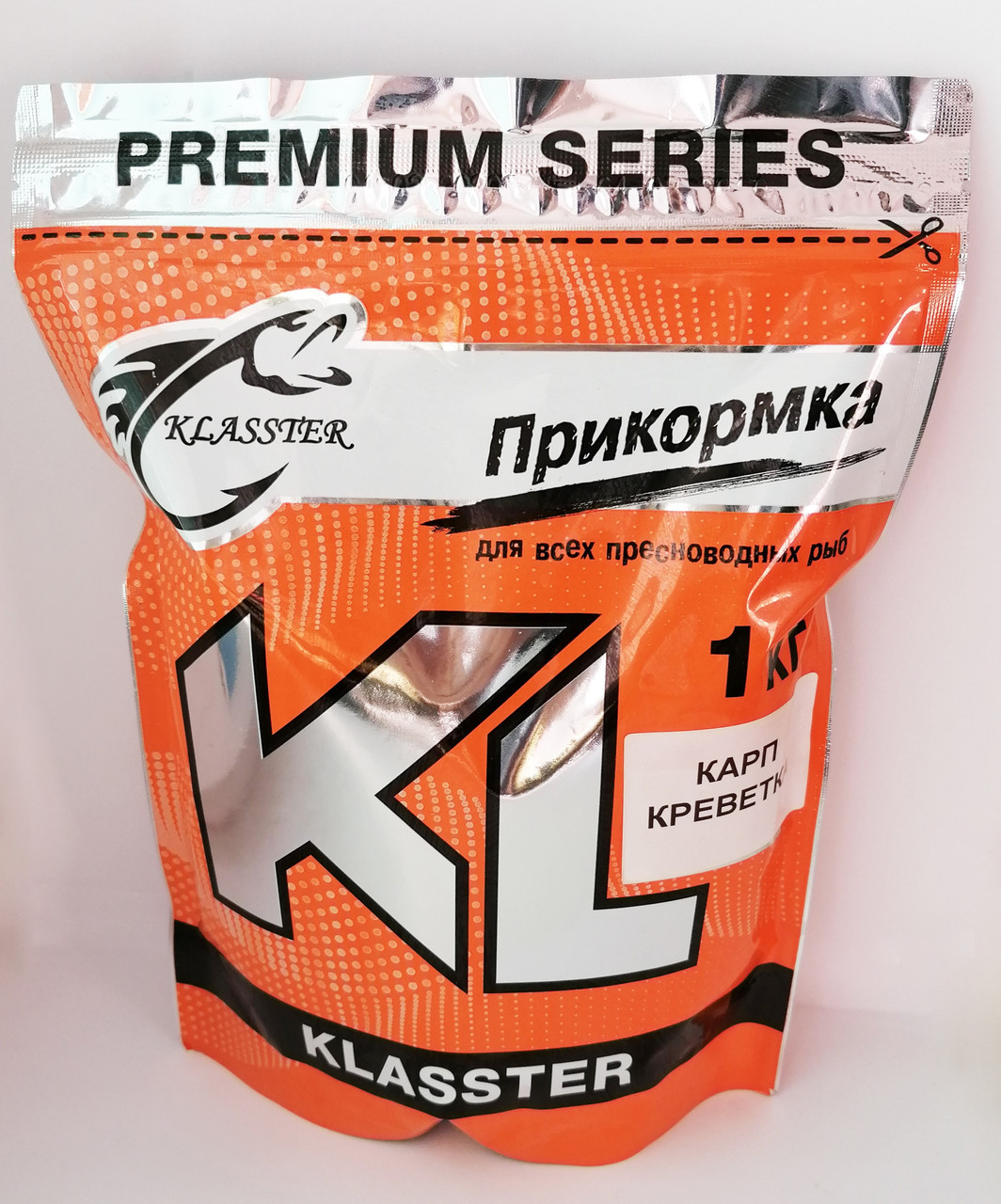 Прикормка Klasster Premium Короп Креветка 1кг